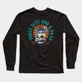 Three Dots and a Dash Tiki Bar Long Sleeve T-Shirt